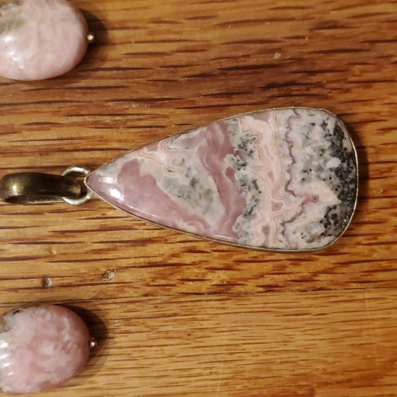 Pink gemstone jewelry set - Picture 4 of 11